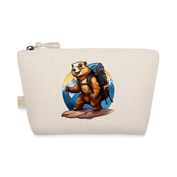 Marmot Mountaineer / Hiking Marmots - Organic Pouch - nature - Front