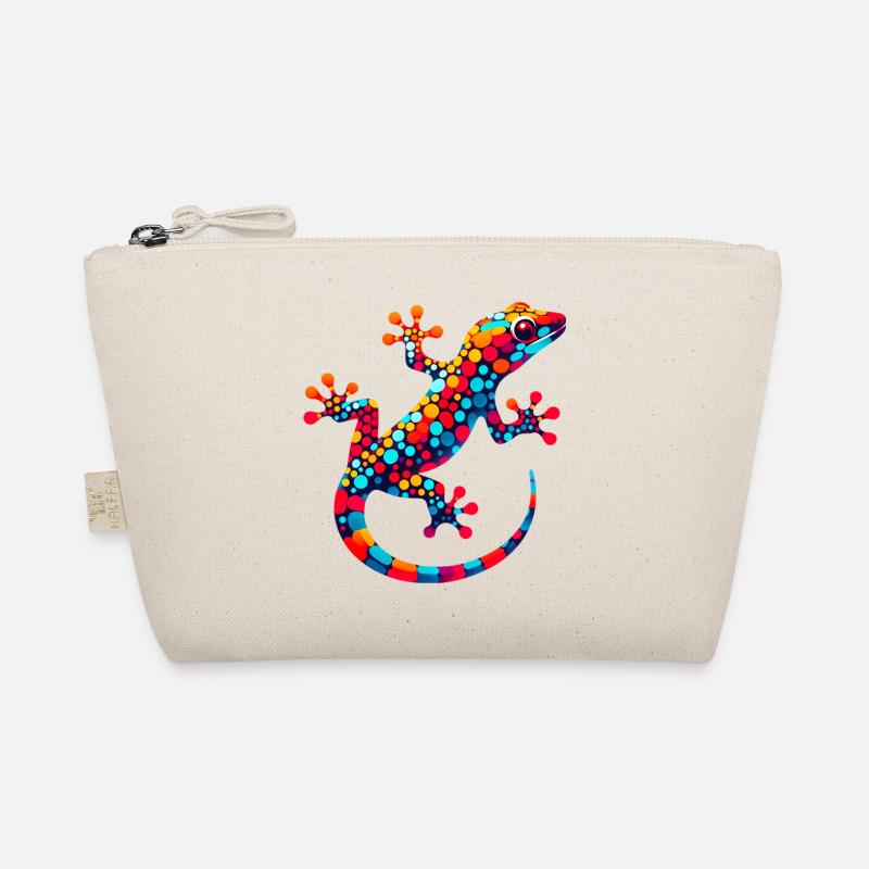 Gecko - Bio-Täschchen - Natur
