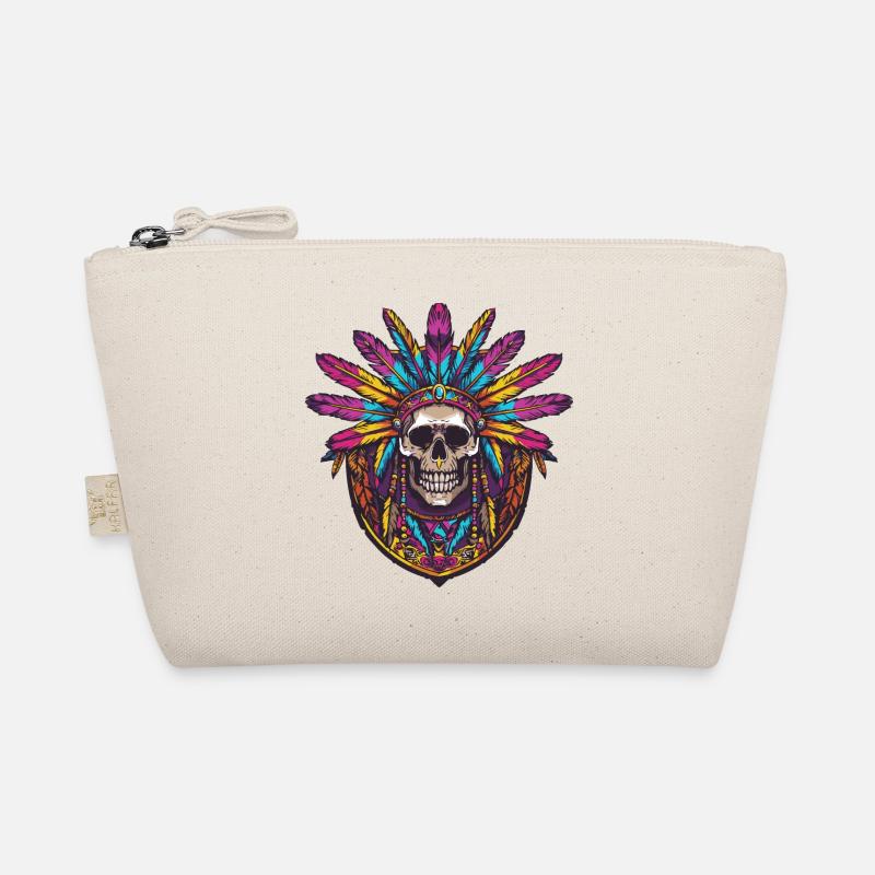 Écusson de crâne indien Trousse biologique