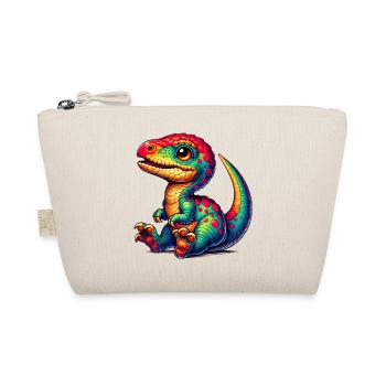 Dinosaurier - Bio-Täschchen - Natur - Vorne