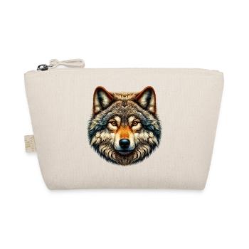 Wolf - Organic Pouch - nature - Front