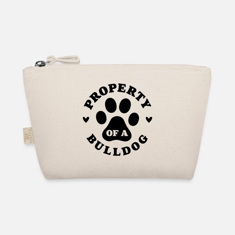 Eigentum einer Bulldogge Bio-Täschchen