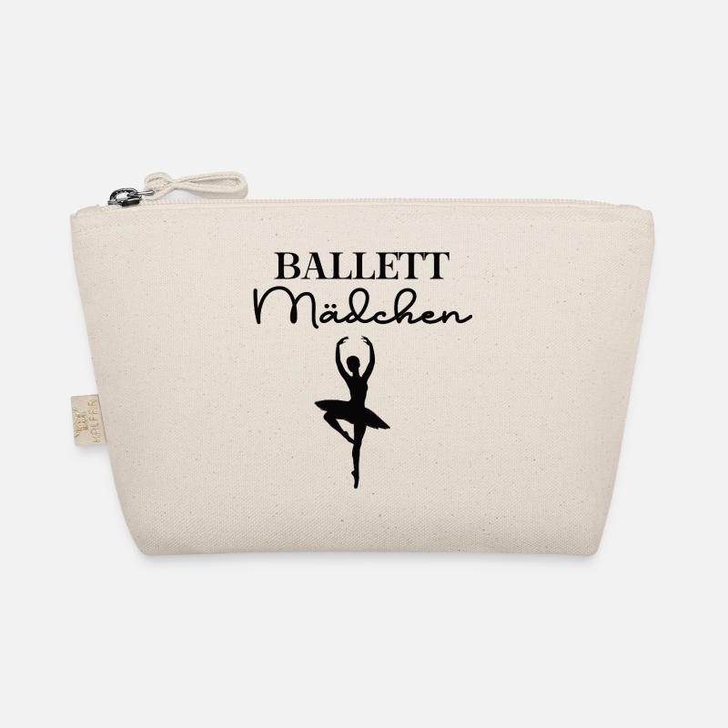 Ballettmädchen Ballet Tänzerin Ballett Mädchen - Bio-Täschchen - Natur