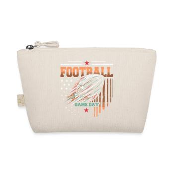 american football - gameday Team Design - Bio-Täschchen - Natur - Vorne