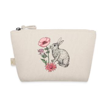 Lapin de Pâques Joyeuses Pâques - Trousse biologique - nature - Devant