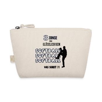 Softball Team Mannschaft Spieler Spiel Baseball - Bio-Täschchen - Natur - Vorne