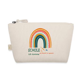 Schule ich komme - Bio-Täschchen - Natur - Vorne