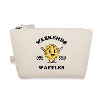 Weekends Are For Waffles - Organic Pouch - nature - Front
