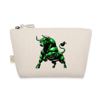 Stier - Bio-Täschchen - Natur - Vorne