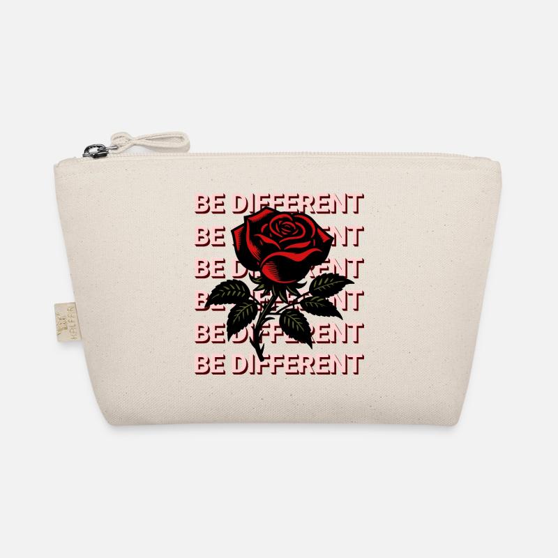 BE DIFFERENT – Red Rose Self-Love Positivity Organic Pouch