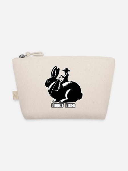 Rabbit Rider (texte léger - avec contour, 3 couleurs) - Trousse biologique - nature - Devant
