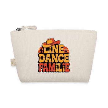 Line Dance Familie. Die ganze Familie tanzt - Bio-Täschchen - Natur - Vorne