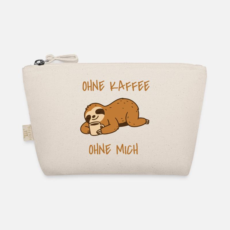 Sloth Without Coffee Without Me Organic Pouch
