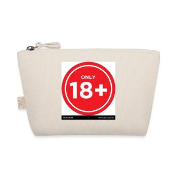 Adults Only 18+ Design - Organic Pouch - nature - Front