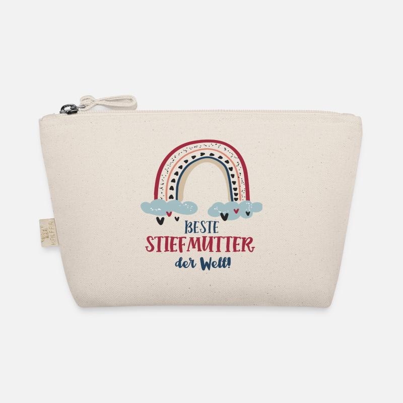 Beste Stiefmutter Outfit Regenbogen Stiefmama Mama Bio-Täschchen