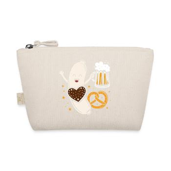 Weißwurst with beer and pretzel - funny & Bavarian - Organic Pouch - nature - Front