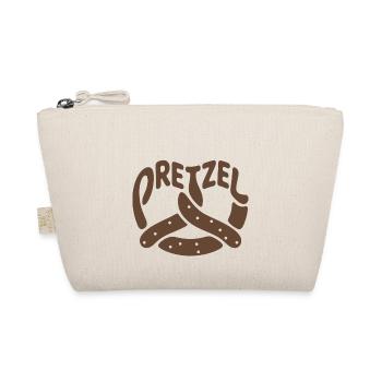 Brezel - Cooles deutsches Food-Logo - Bio-Täschchen - Natur - Vorne