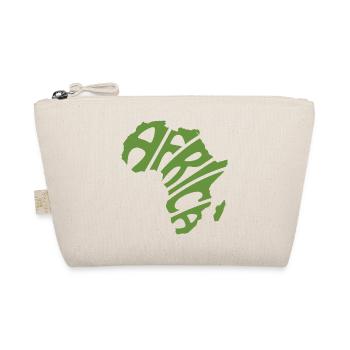 Africa Map Word Art - Organic Pouch - nature - Front