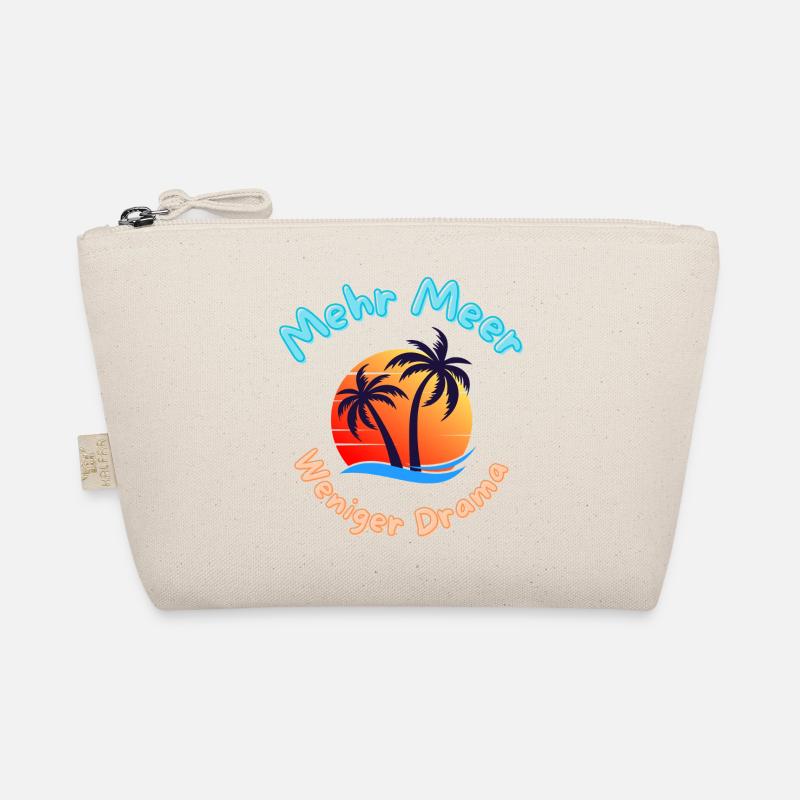 Coucher de soleil tropical avec palmiers Trousse biologique