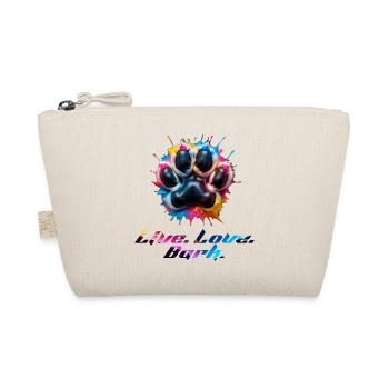 Colorful Paw with Emotions - Organic Pouch - nature - Front