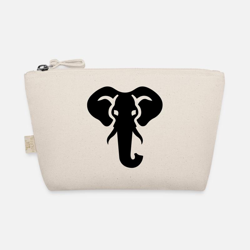 Elefant - Bio-Täschchen - Natur