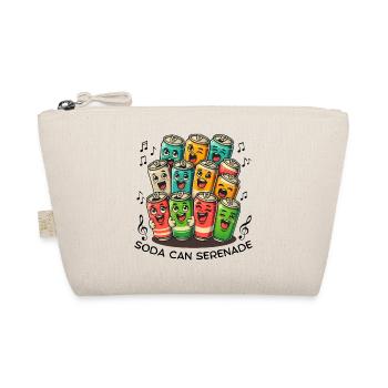 Cartoon Soda Cans With Faces Serenade - Organic Pouch - nature - Front