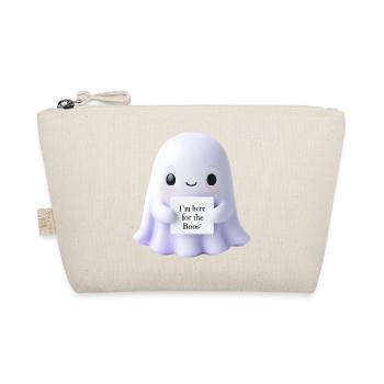Idée cadeau fantôme d’Halloween - Trousse biologique - nature - Devant