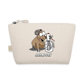 Humorous Bock with Kitchen Mixer - Organic Pouch - nature - Front