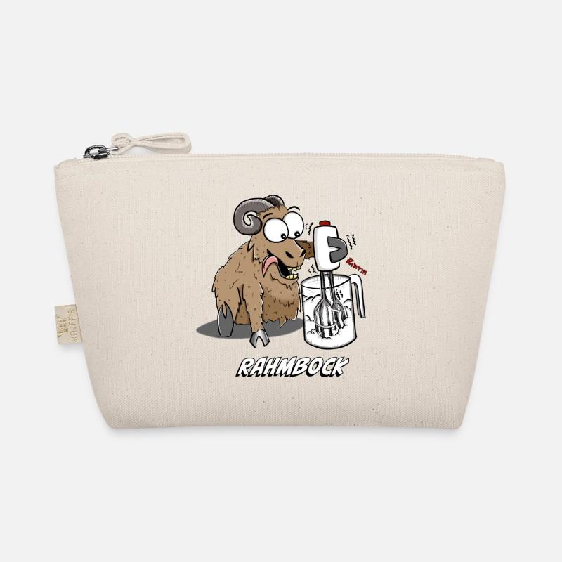 Humorvoller Bock mit Küchenmixer Bio-Täschchen