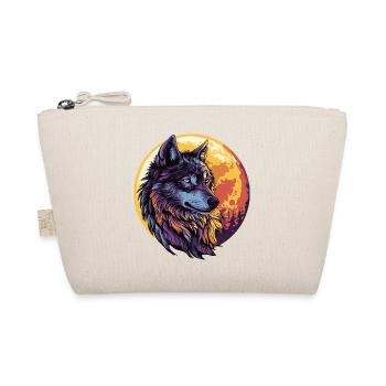 Wolf Mond - Bio-Täschchen - Natur - Vorne