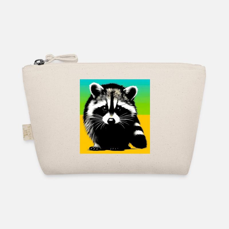 Waschbär - Bio-Täschchen - Natur