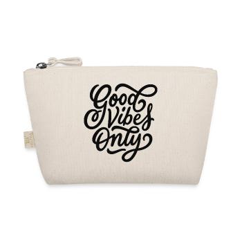Festive Vibes Hand Lettering - Organic Pouch - nature - Front