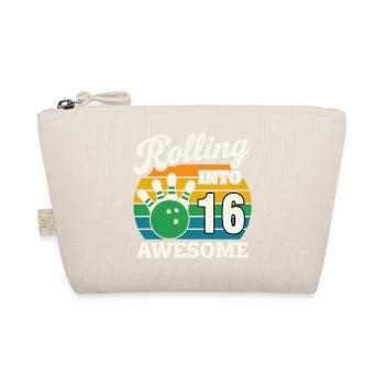 Rolling into 16 Birthday Celebration - Organic Pouch - nature - Front