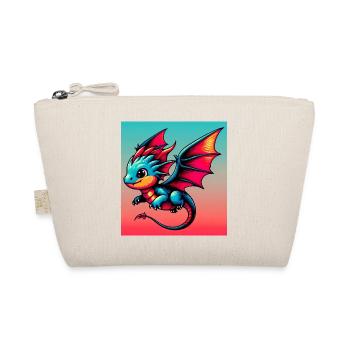 Drache - Bio-Täschchen - Natur - Vorne