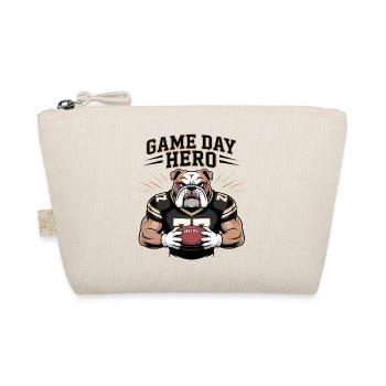 Game Day Bulldog - Organic Pouch - nature - Front