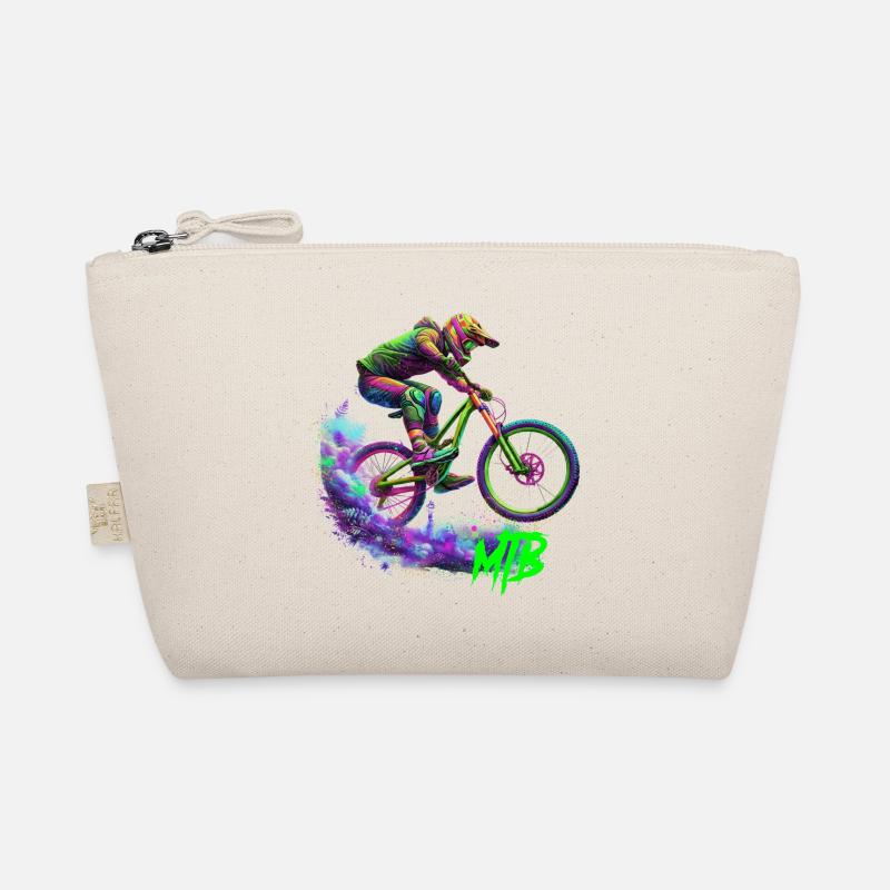 Cycliste VTT néon Trousse biologique