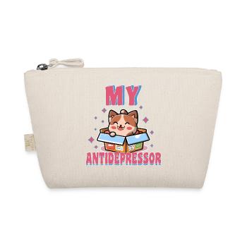 Chaton Joie Anti Depression Humour Animal - Trousse biologique - nature - Devant