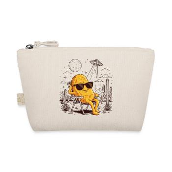 Humor Meme Desert UFO Chicken Nugget - Organic Pouch - nature - Front