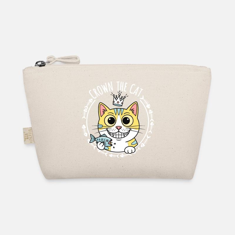 Crown the Cat: Regal Kitty Bio-Täschchen