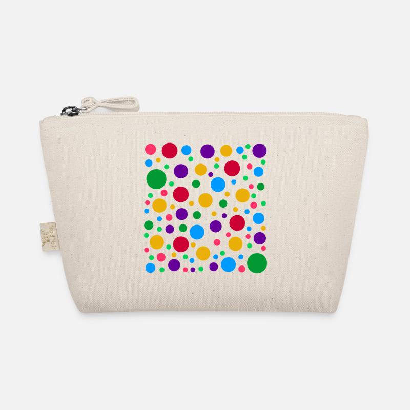 Colourful Polka Dot Pattern – Bright Spotty Dotted Organic Pouch