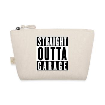 Straight outta garage (colors changeable) - Organic Pouch - nature - Front