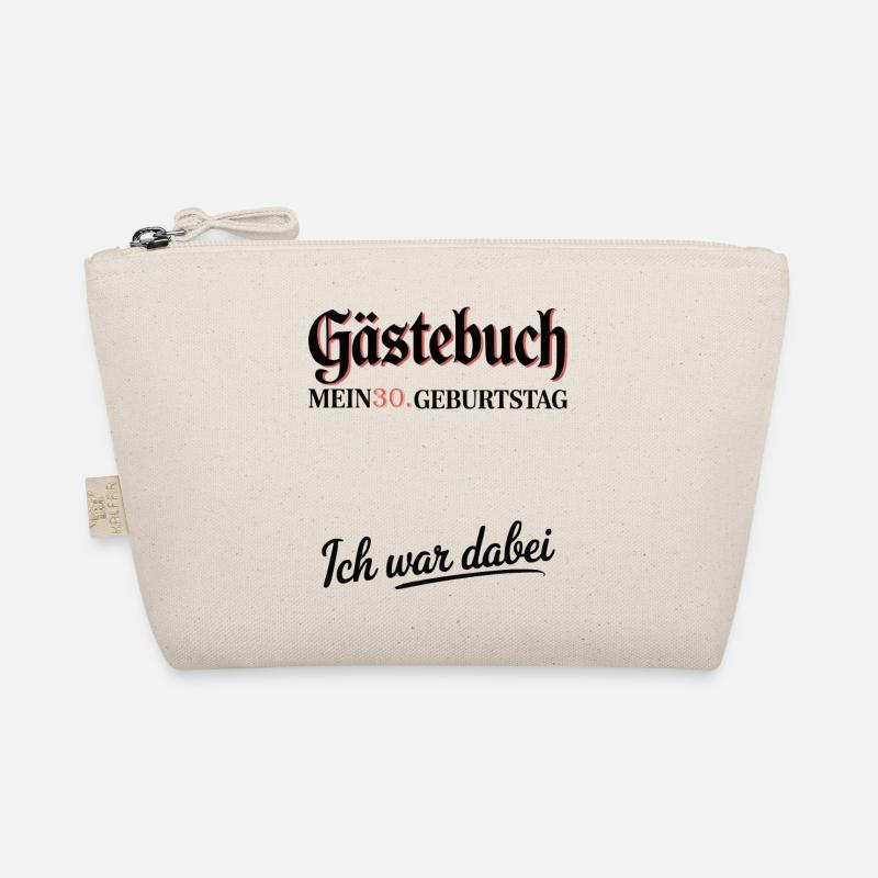 Gästebuch 30. Geburtstag – Ich war dabei Shirt Bio-Täschchen