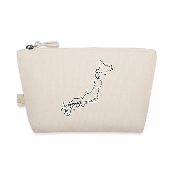 Contour du Japon - Conception de carte minimaliste - Trousse biologique - nature - Devant