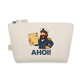 Captain with map Ahoy - Organic Pouch - nature - Front