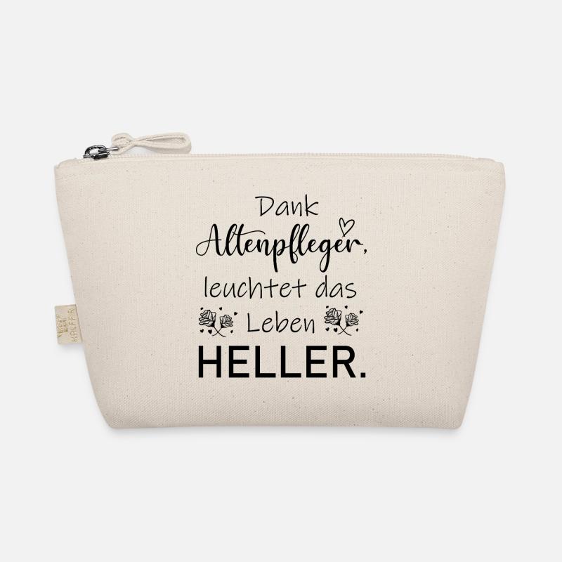 krankenpfleger geschenk, Liebe Altenpfleger Spruch Bio-Täschchen