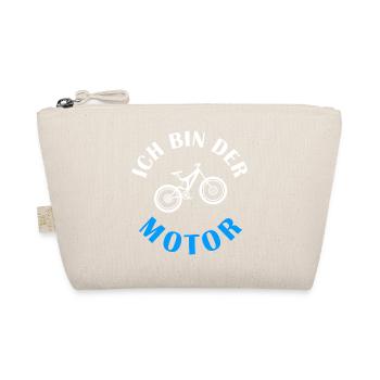 ICH BIN DER MOTOR Gravelbike Gravek Bike Fahrer - Bio-Täschchen - Natur - Vorne