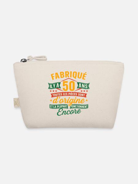 50 ans d’origine, Cadeau anniversaire humour - Trousse biologique - nature