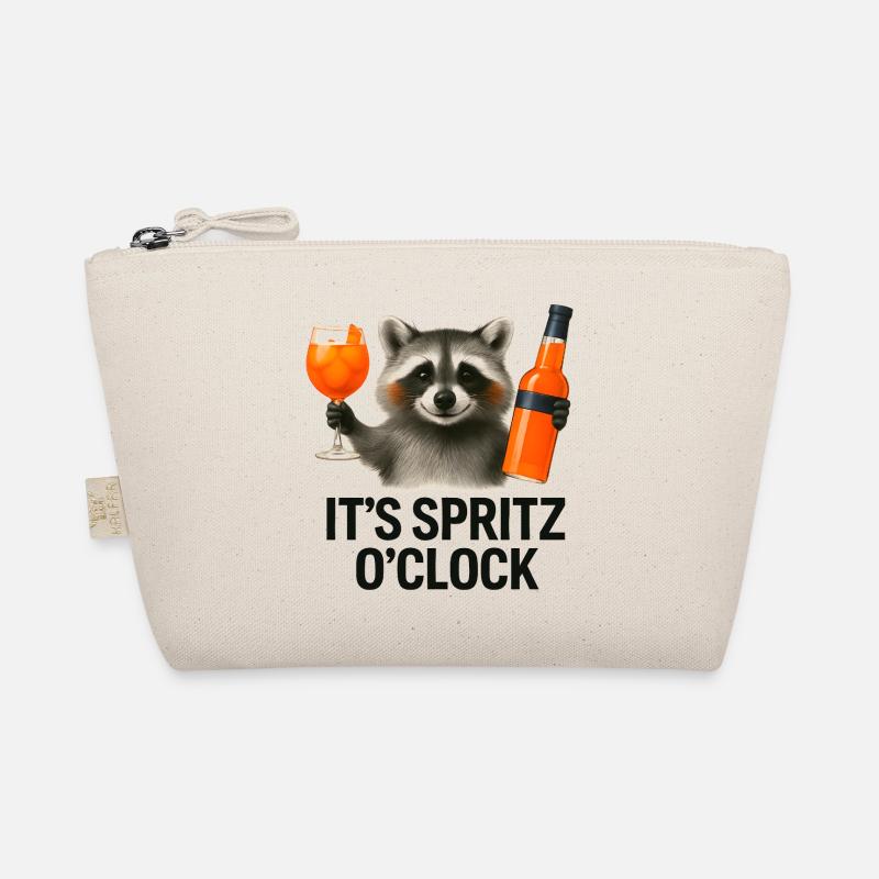 It's Spritz O'Clock Raccoon Party Gift Idea Organic Pouch