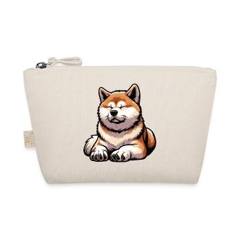 Akita Akitabesitzer Akitas Akitaliebhaber Akitafan - Bio-Täschchen - Natur - Vorne