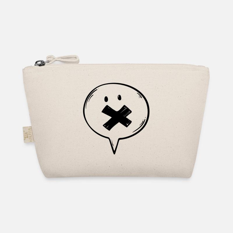 Speech Bubble Mute Organic Pouch